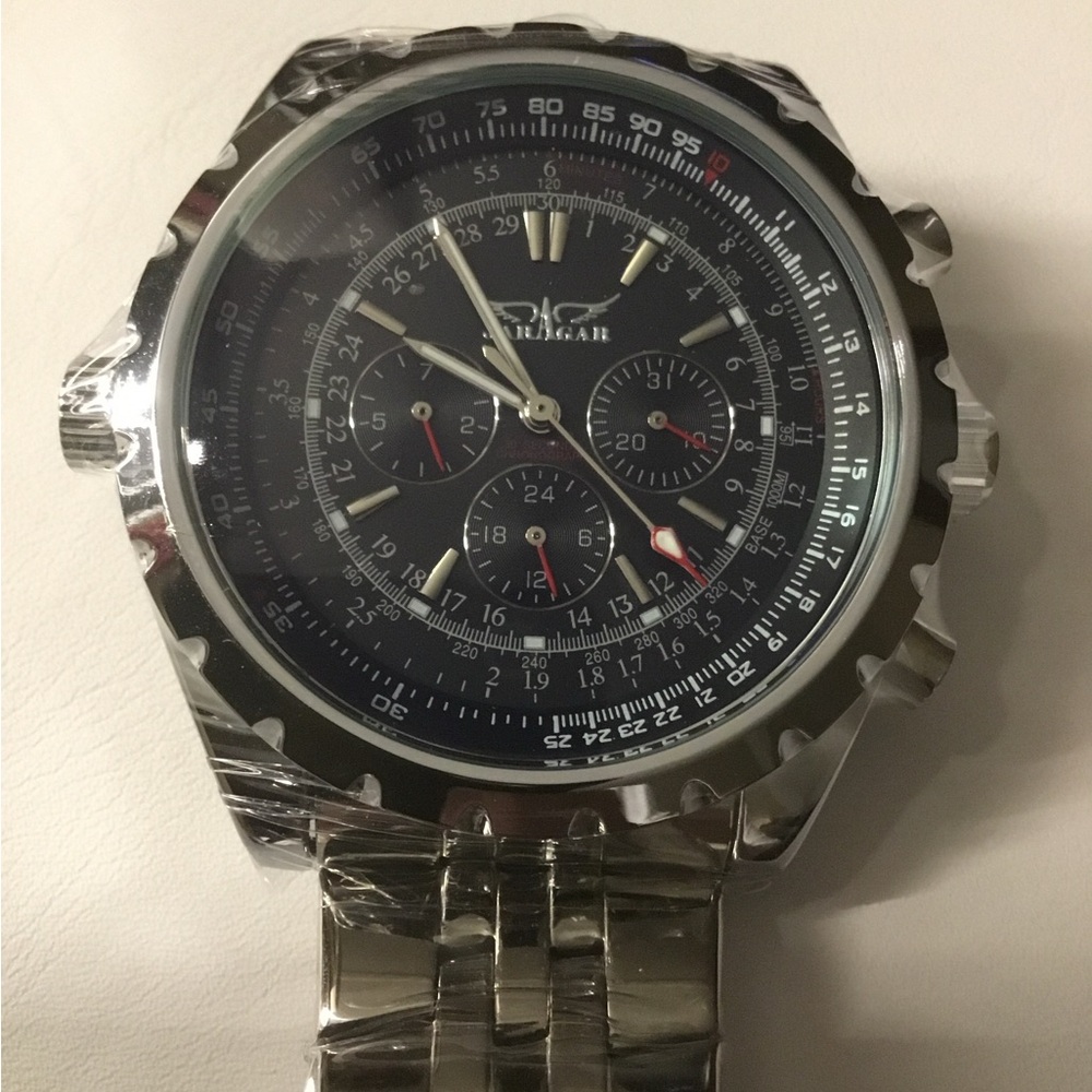 New Men’s JarAgar Pilots Automatic Mechanical Watch